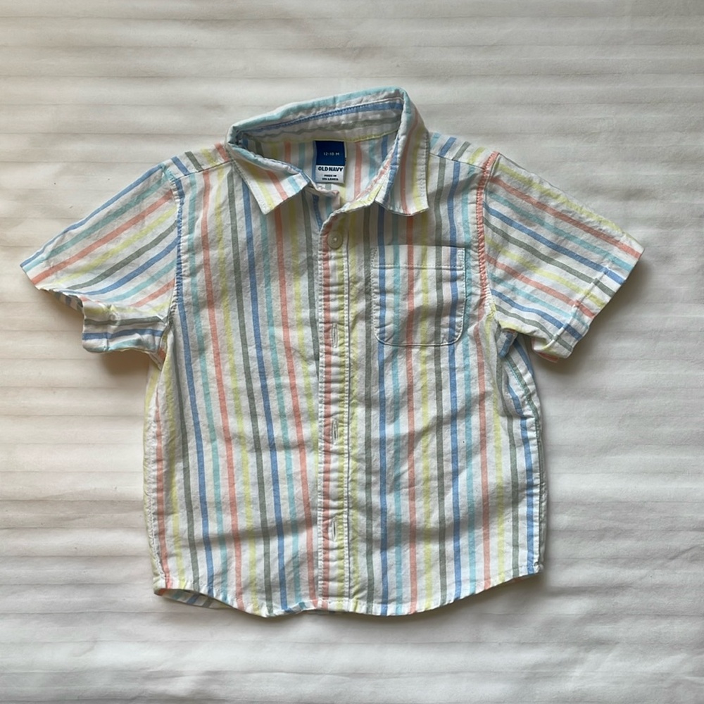 Pastel Button Down (12-18 months)